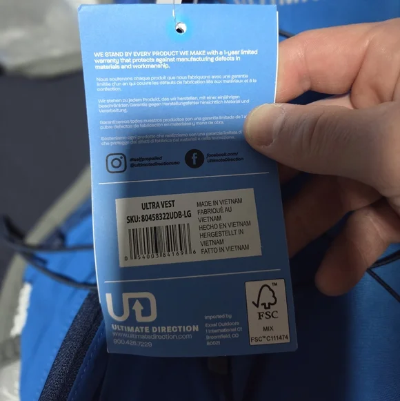 Ultimate Direction Ultra Hydration Vest - Picture 2 of 3